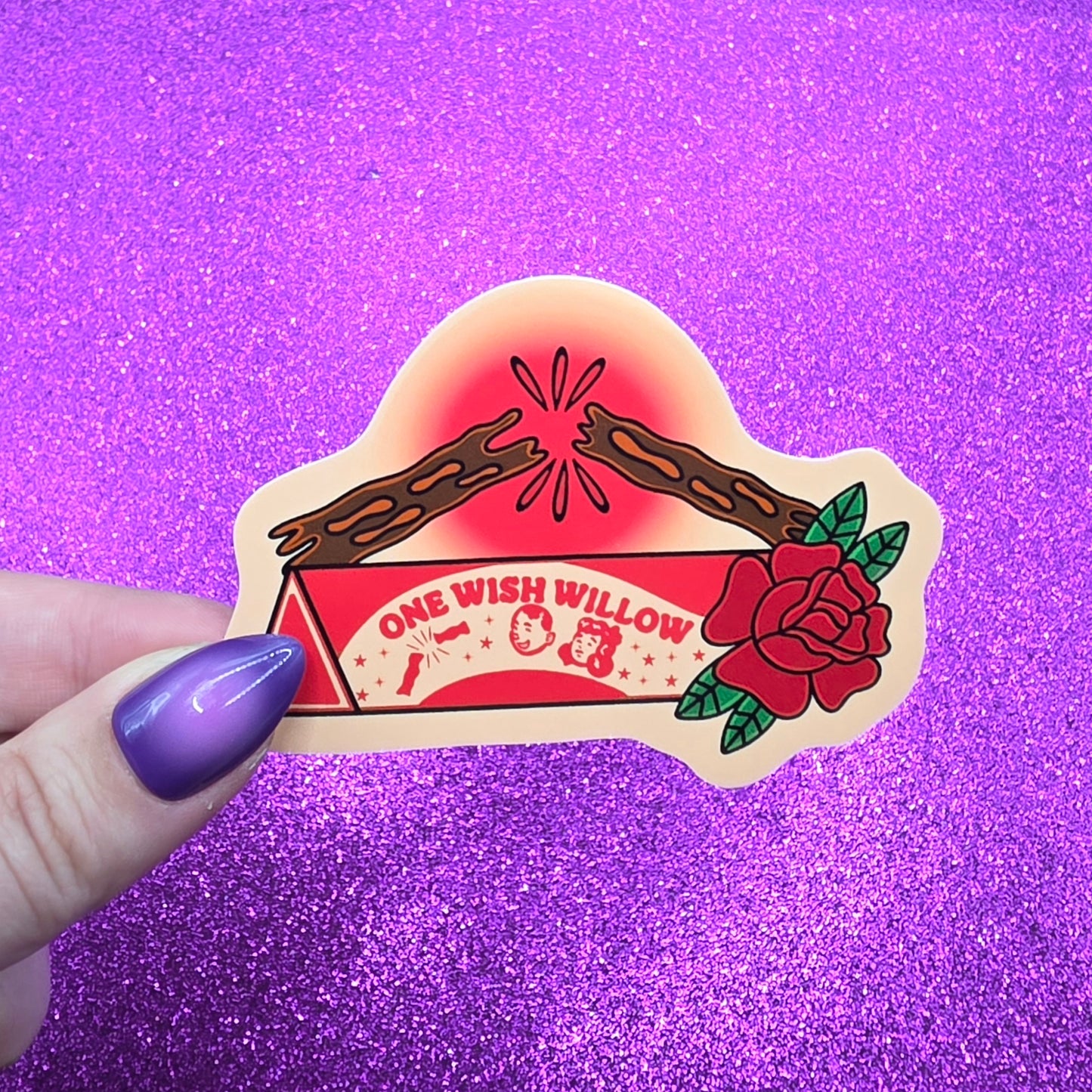 One Wish Sticker 3"