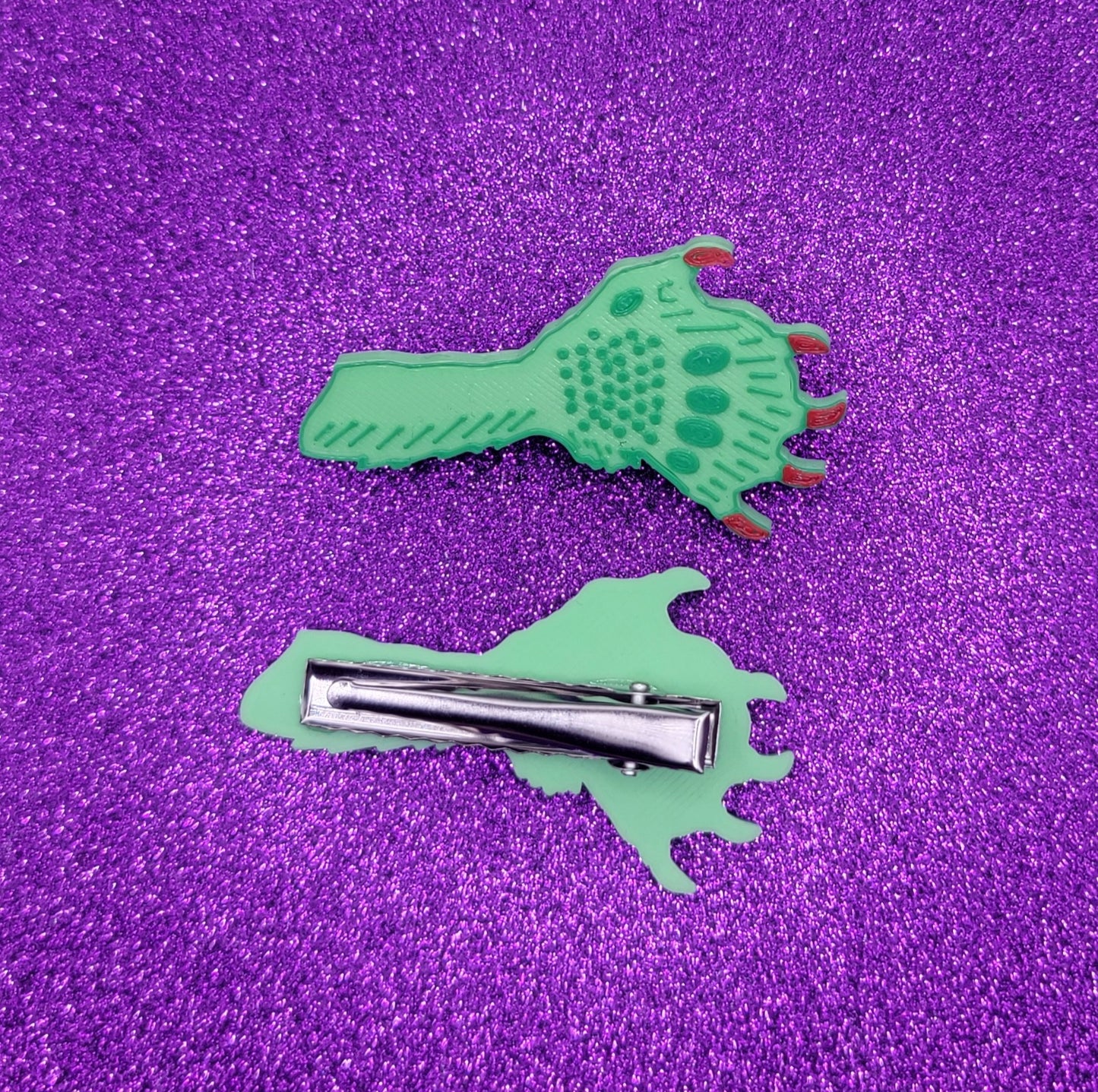 Creature Claws Horror Movie Hair Clips