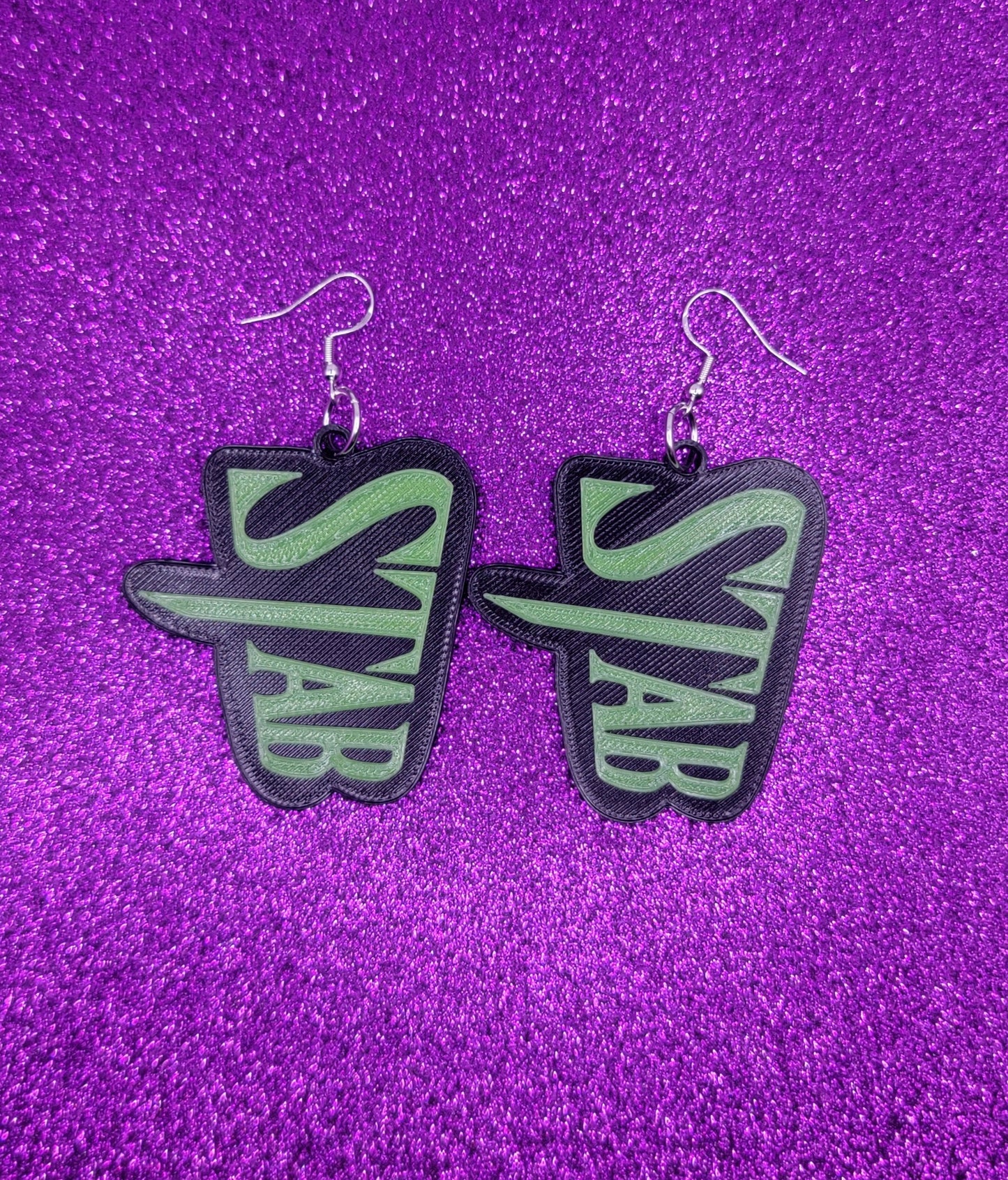 Based On The Novel Statement Earrings 3D Printed