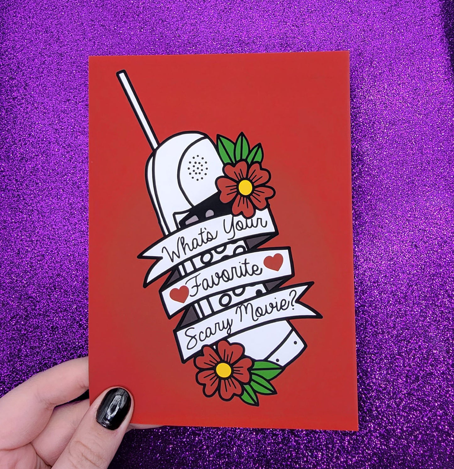 What's Your Favorite Scary Movie Horror Movie Art Print 5"x7"