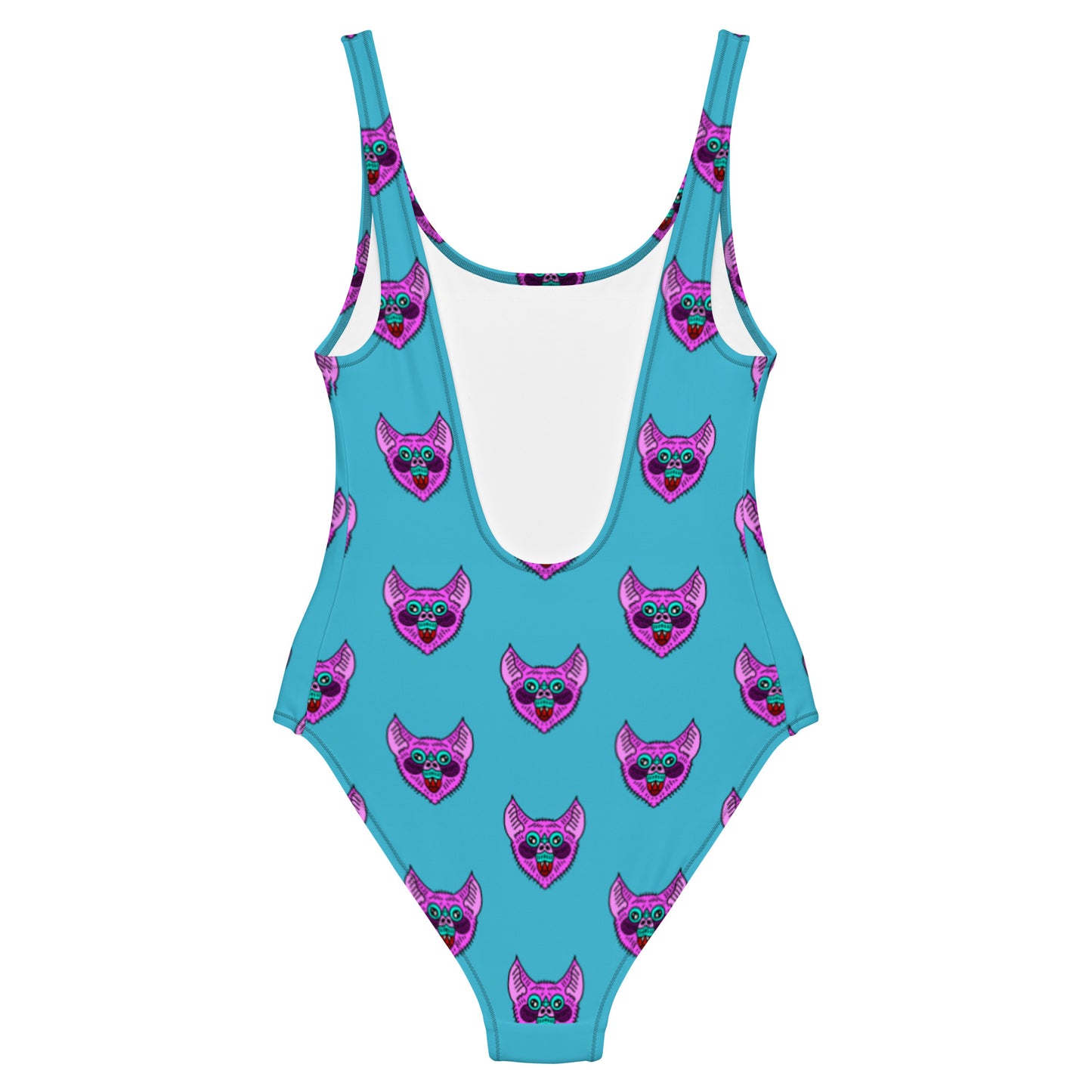 Pink Bat One-Piece Swimsuit