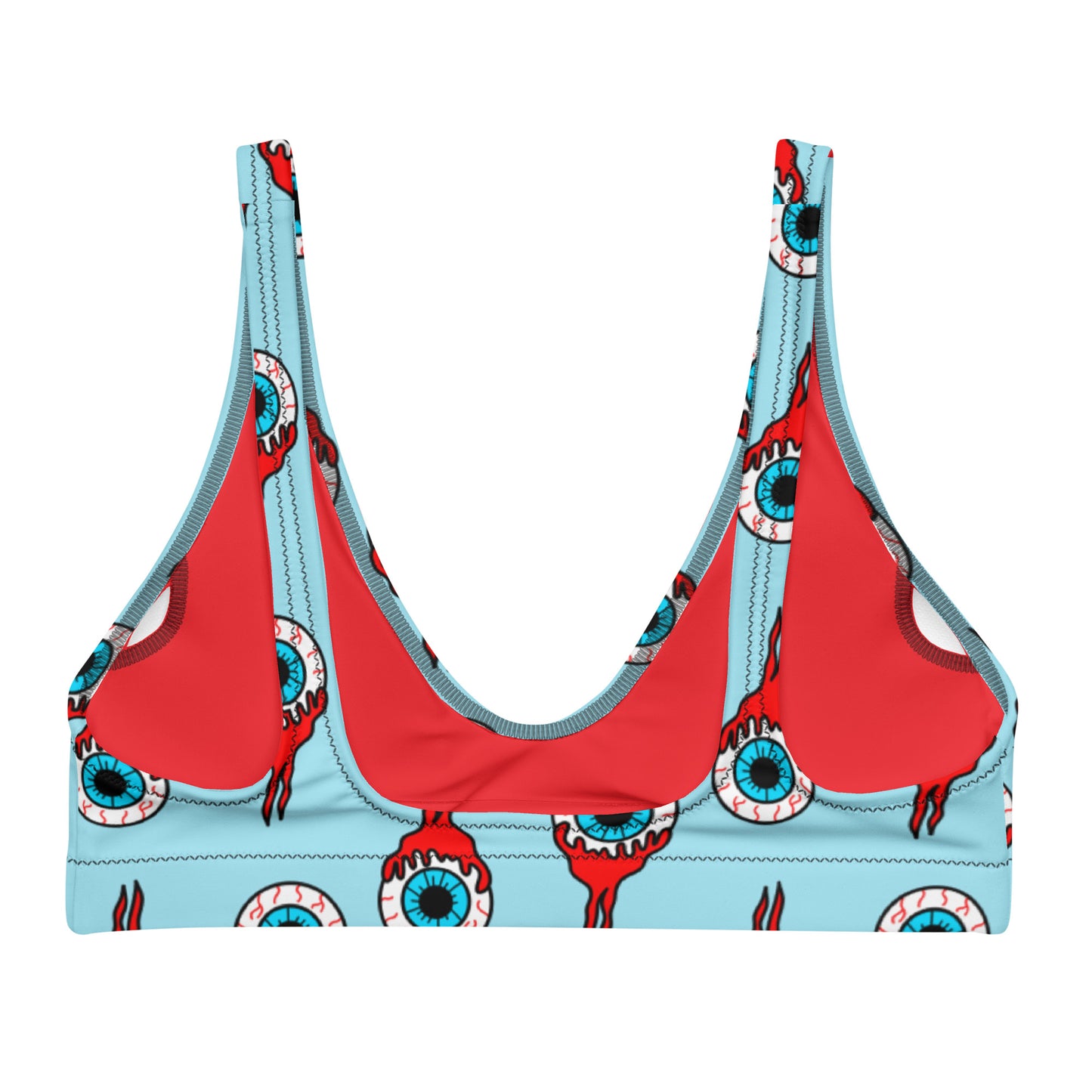 Eyeball Padded Bikini Top