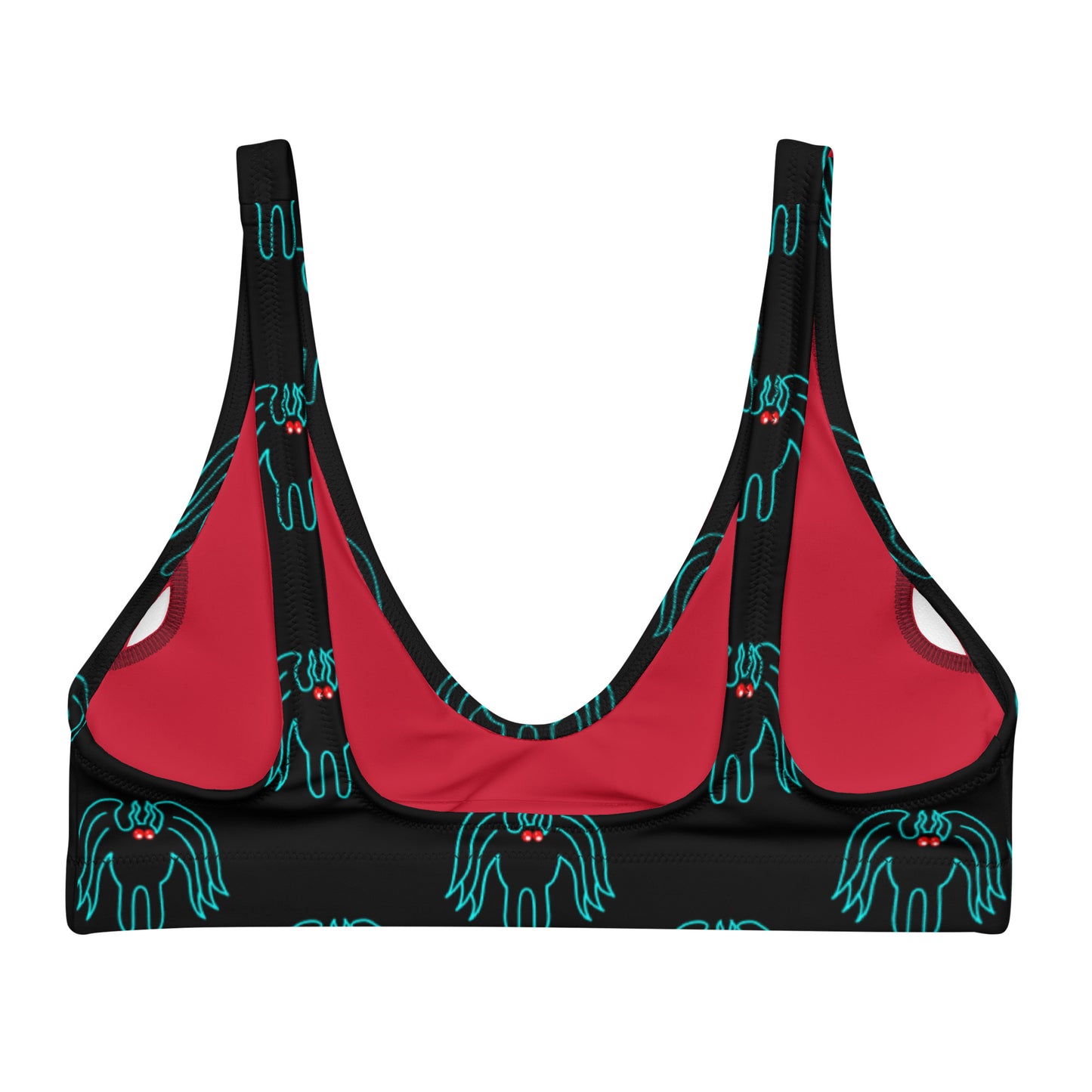 Mothman Cryptid Padded Bikini Top