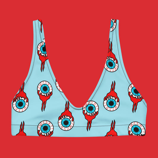 Eyeball Padded Bikini Top