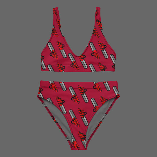 Chainsaw High-Waisted Bikini