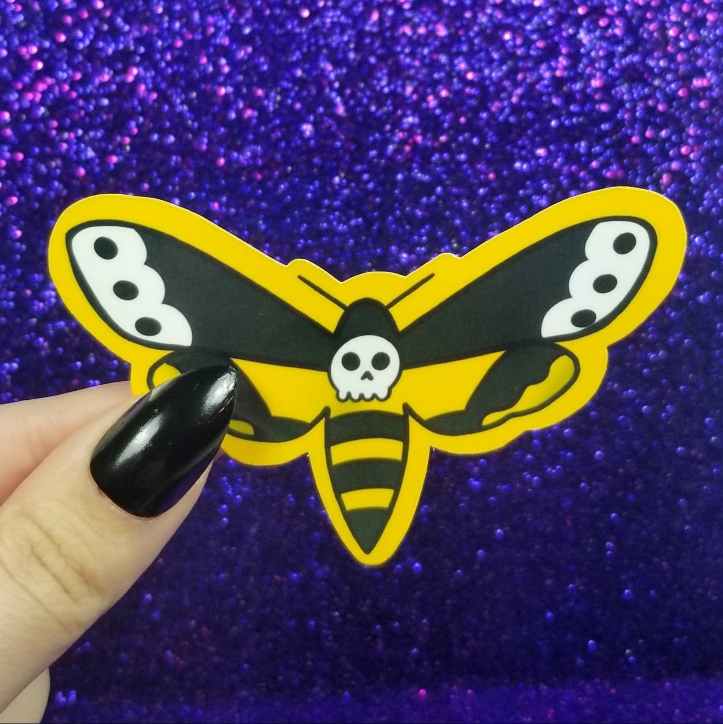Death's Head Moth Sticker 2.5x3.5"