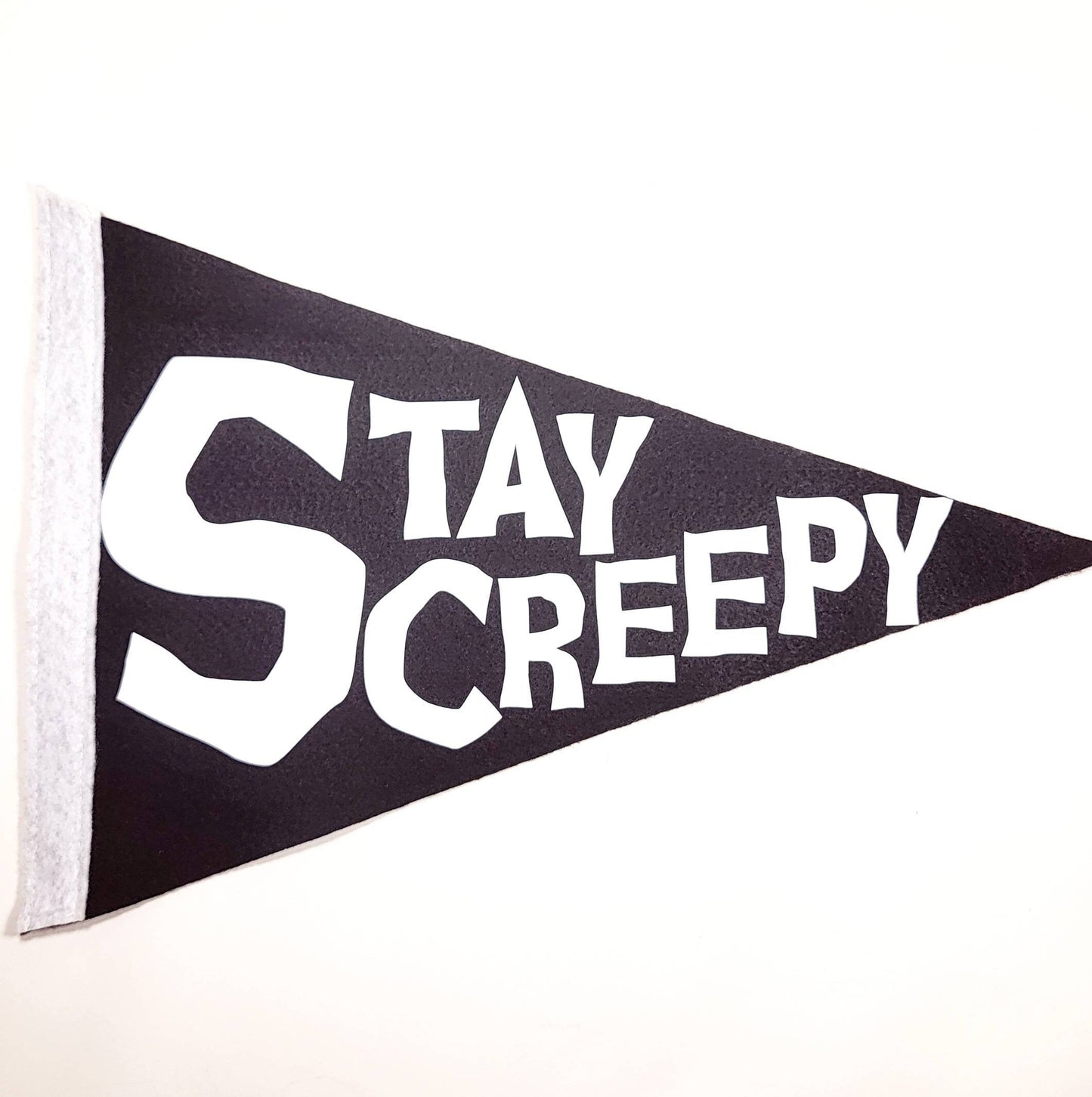 Stay Creepy Halloween 10X15 Felt Pennant Banner Flag