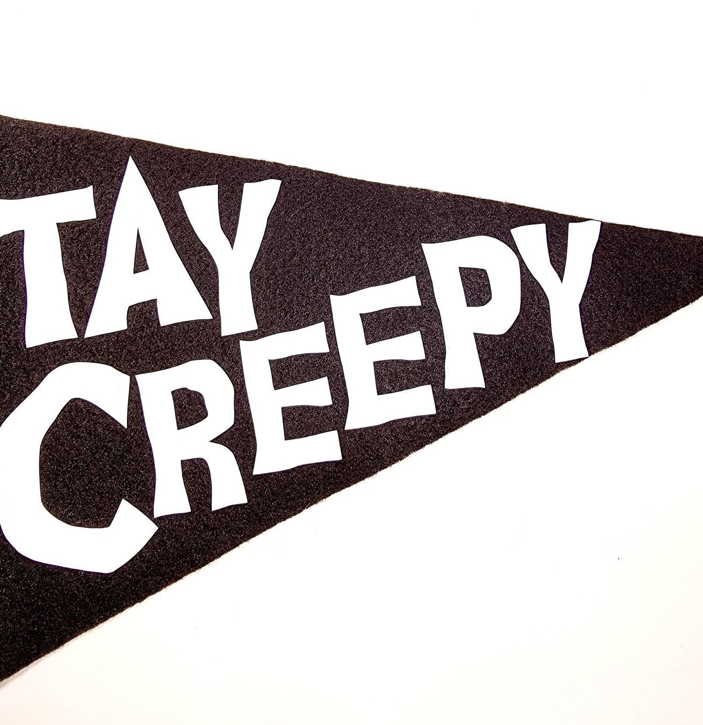 Stay Creepy Halloween 10X15 Felt Pennant Banner Flag