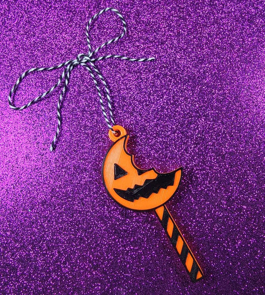 Halloween Lollipop 3D Printed Spooky Christmas Ornament