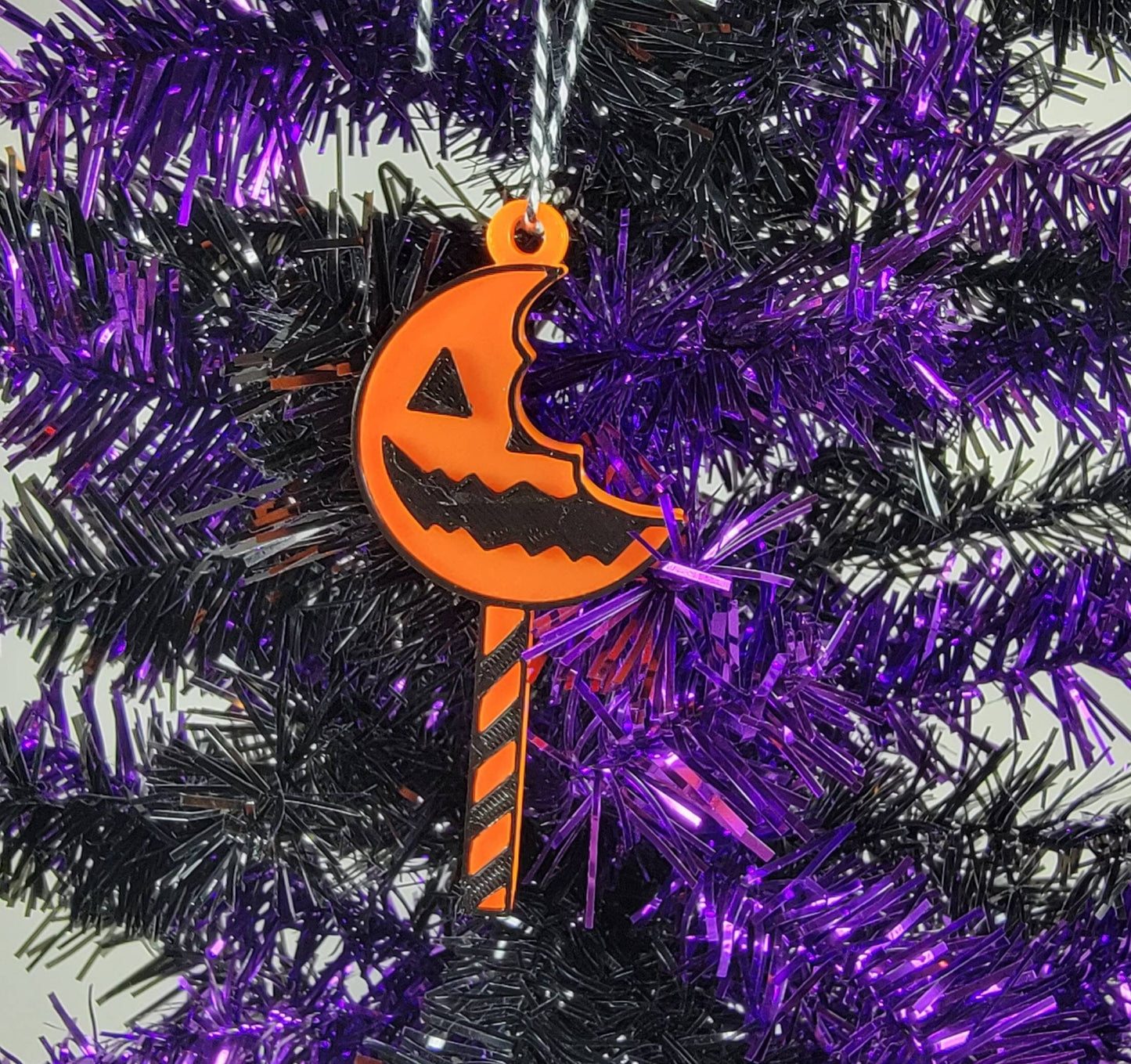 Halloween Lollipop 3D Printed Spooky Christmas Ornament