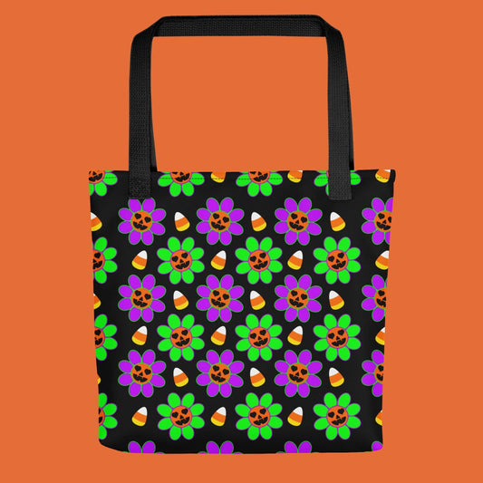 Pumpkin Daisy Tote bag