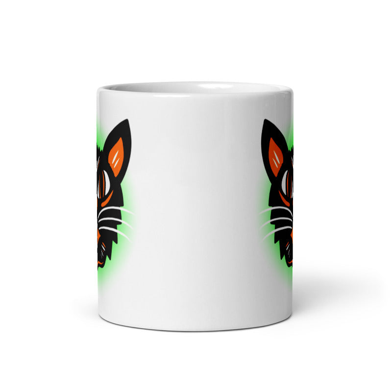 Black Cat Halloween 11oz Coffee Mug