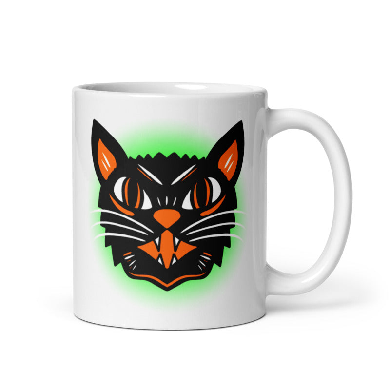 Black Cat Halloween 11oz Coffee Mug